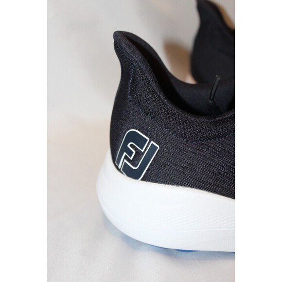 NIB MEN FOOTJOY FJ FLEX 56140 GOLF NAVY/WHITE SPIKELESS NEAKERS SHOES 11.5